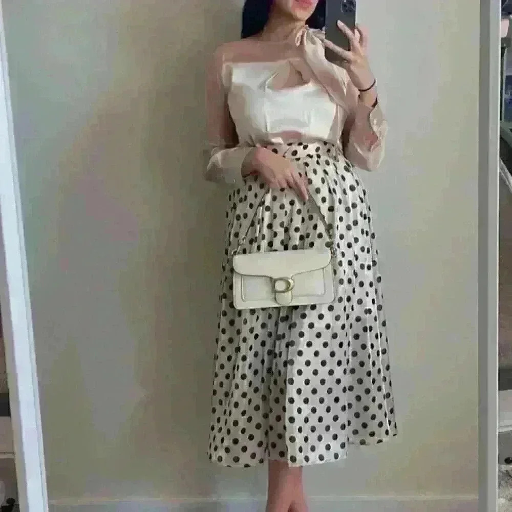 Modest Two-piece blouse and Midi skirt set - Picture 2 of 7